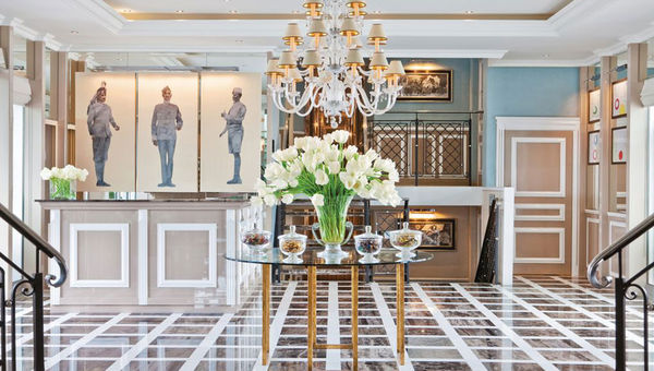 A rendering of the Trafalgar Harmonie's lobby. A rendering of the Trafalgar Harmonie's lobby.