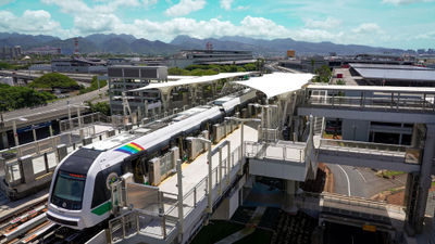 The Honolulu Skyline’s second segment includes a station at Daniel K. Inouye Airport.
