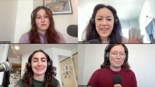 Travel Weekly editors, clockwise from top left: Brinley Hineman, Christina Jelski, Rebecca Tobin and Teri West.